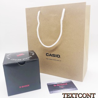 COMBO [Hộp giấy + Thẻ bảo hành +Túi đựng CASIO] Đồng hồ Gshock phiên bản đen phổ thông