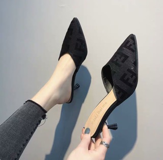 Sục satin đế 6cm (ảnh thật)