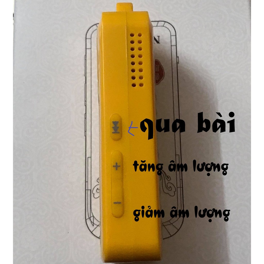 Máy Niệm Phật Tí Hon - Máy Niệm Phật Mini đeo cổ 10 điệu Niệm Phật Tiếng Việt có khe cắm thẻ nhớ