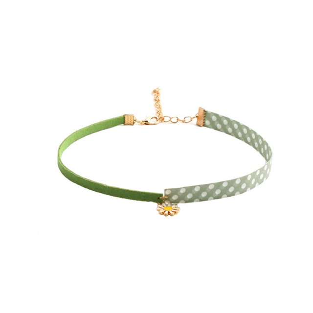Choker xanh cá tính