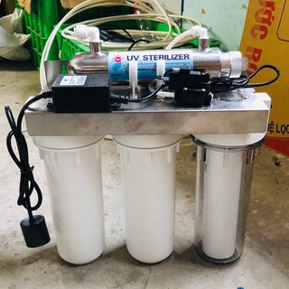 Bộ 3 ly lọc thô có đèn uv