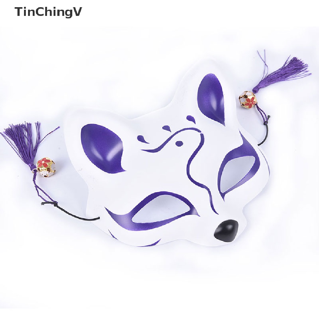 Mặt Nạ Hóa Trang Halloween Hình Cáo Phong Cách Nhật Bản