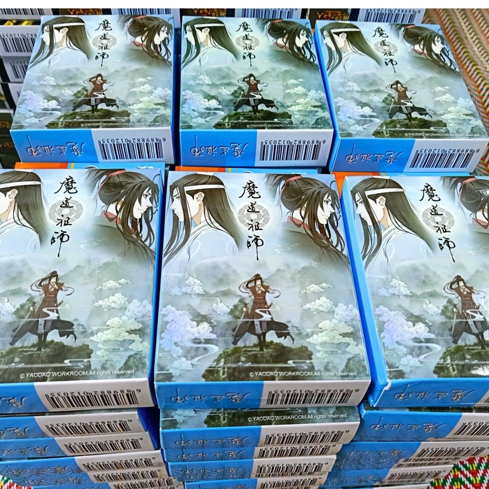 Bộ bài tú lơ khơ Ma Đạo Tổ Sư Trần Tình Lệnh 54 ảnh khác nhau in hình anime manga