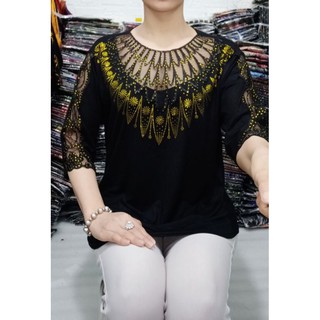 Áo đính đá tay lỡ cao cấp - freesize