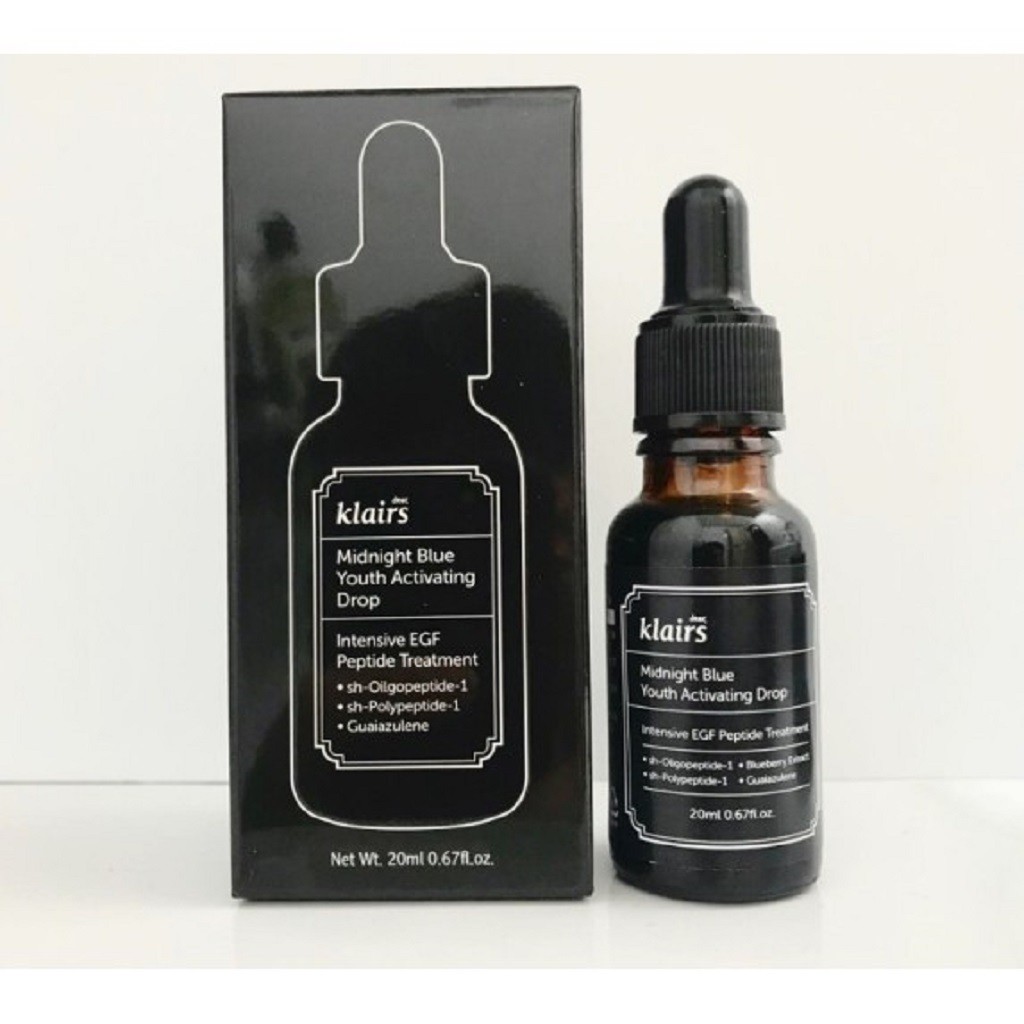 Tinh chất dưỡng da Dear, Klairs Midnight Blue Youth Activating Drop 20ml