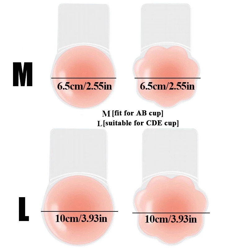 FINETOO Áo Ngực Silicone Không Dây Nâng Ngực Có Thể Tái Sử Dụng