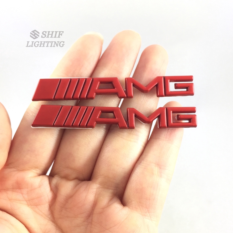 Nhãn dán trang trí xe hơi hình Logo chữ AMG bằng kim loại đẹp mắt cho Mercedes Benz
