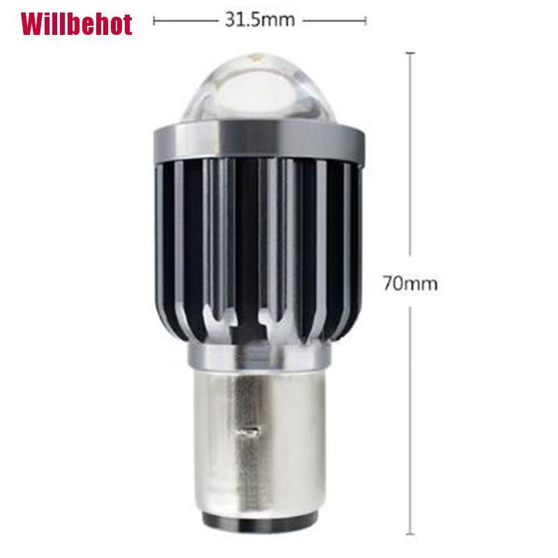 [Willbehot] H4/H6 Ba20D Moto Led Motorcycle Headlight Bulbs Dual Color Hi/Lo Beam Fog Lamp [Hot]