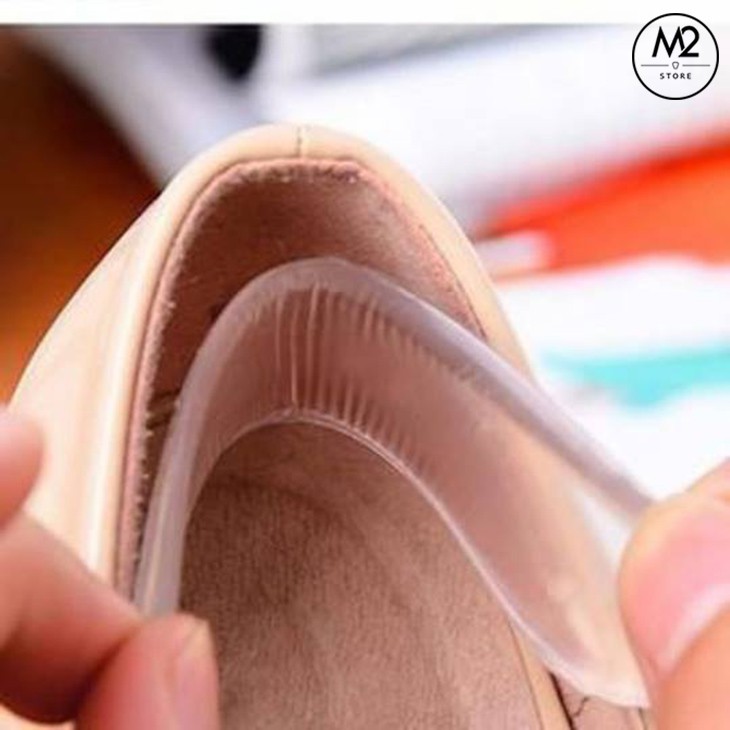 Miếng lót giày silicon chống trầy gót sau và chống tuột gót - lót gót giày silicol