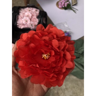 Hoa vải lụa - Bông mẫu đơn