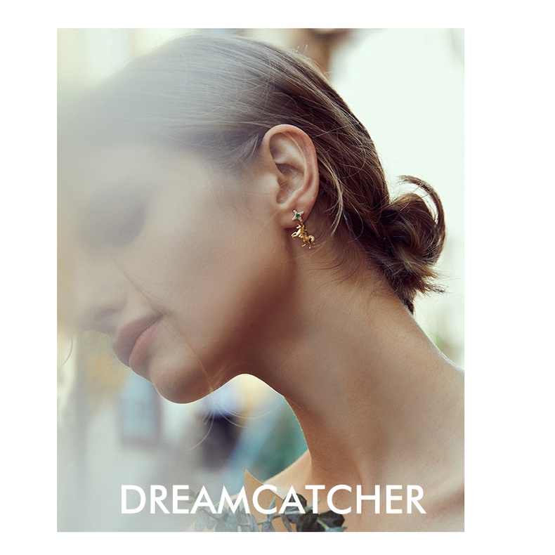 BAMOER Bông Tai bạc 925 HìNh NgựA Pony ThờI Trang