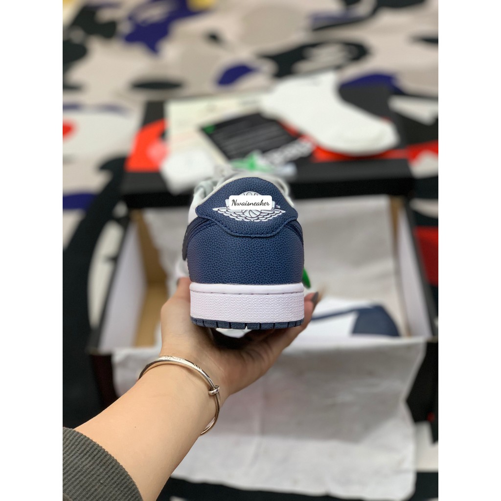(Full Box) Giày JD Gót Xanh Than Cá Sấu