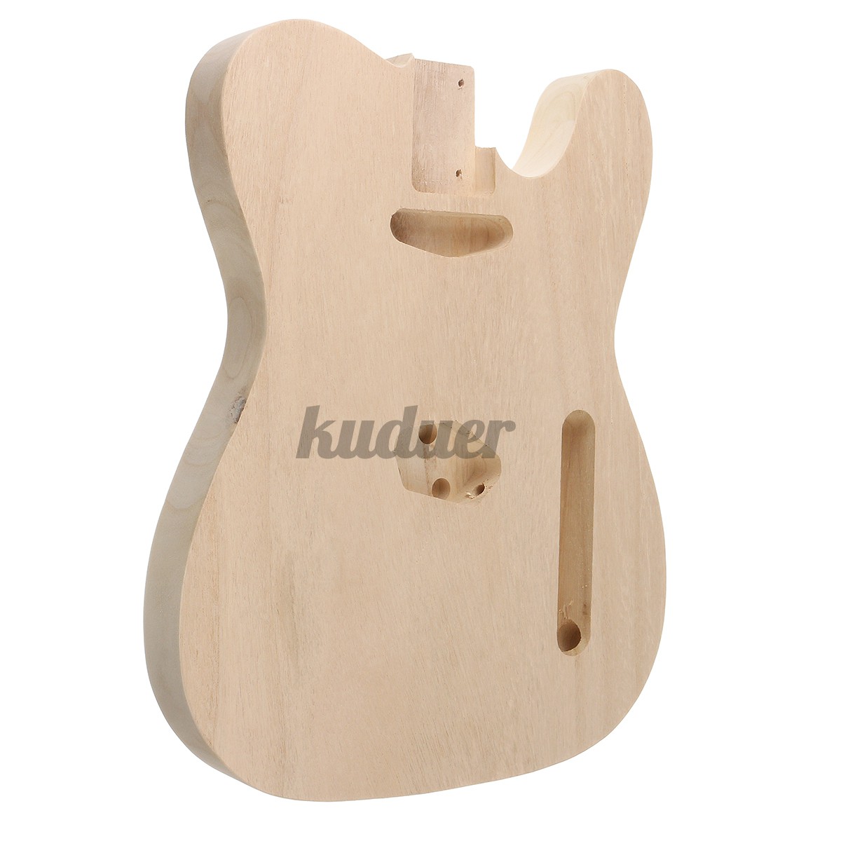 Unfinished DIY Electric Guitar Barrel Body Polished Maple for TL Style Guitar