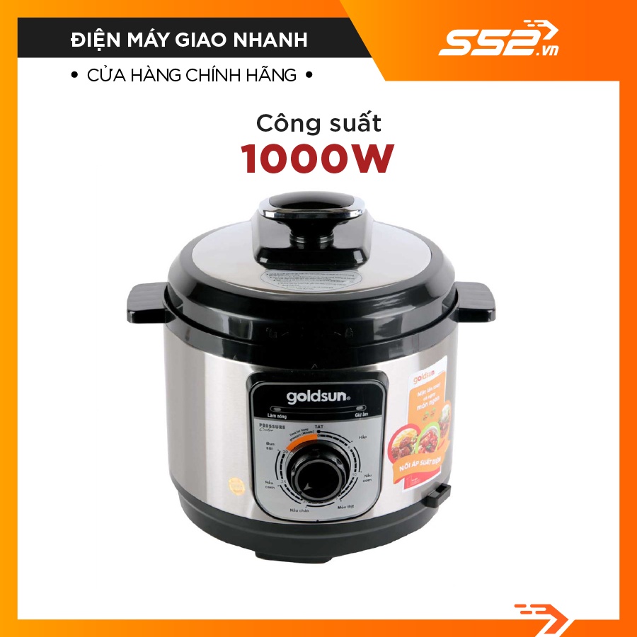 Nồi áp suất Goldsun CD1501-Bảo Hành Chính Hãng