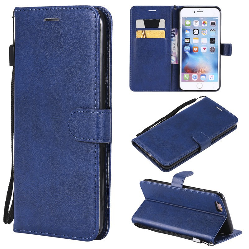 Bao da điện thoại màu trơn cho Iphone 6/6S/6 Plus/6S Plus | BigBuy360 - bigbuy360.vn