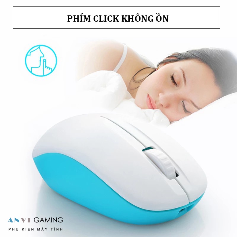 CHUỘT KHÔNG DÂY MINI T-WOLF Q8 - KHÔNG ỒN - PIN SẠC THÁO RỜI - CHUỘT GAMING KHÔNG DÂY - DPI 1200