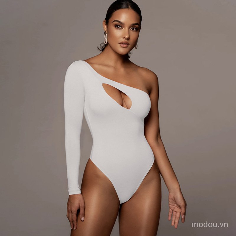 Jumpsuit Tay Dài Thiết Kế Hở Vai Quyến Rũ Cho Phái Nữ