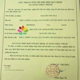 Ngũ cốc lợi sữa MINMIN