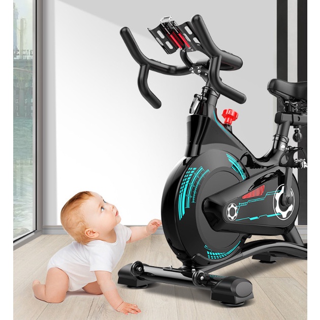 Xe đạp tập gym tại nhà cao cấp - Jobur S500 - Bánh đà kháng từ + Đo nhịp tim Tặng kèm bàn xoay eo và bình giữ nhiệt