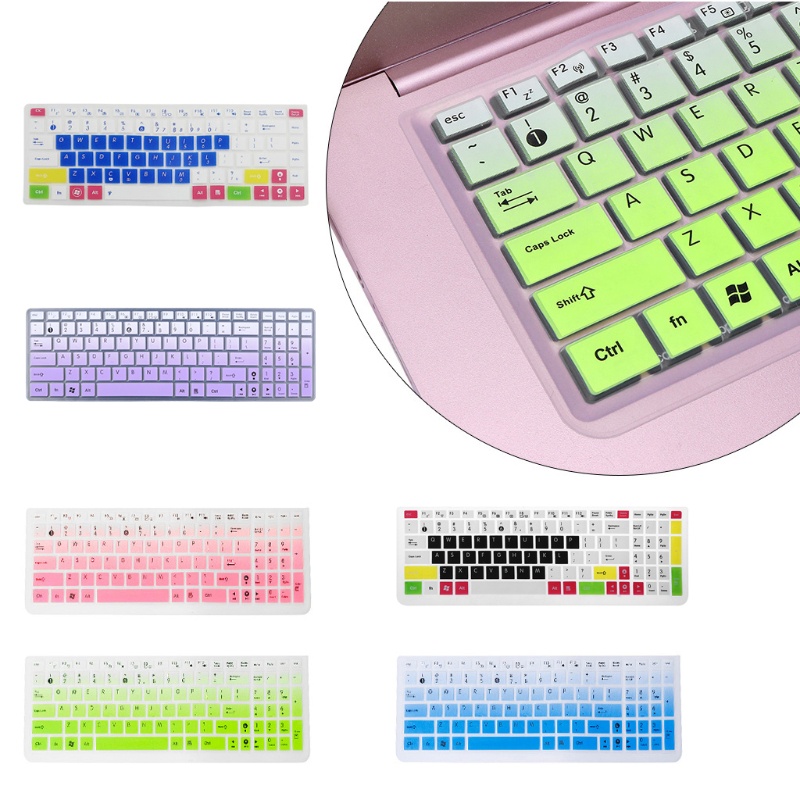 Miếng Dán Bảo Vệ Bàn Phím Bằng Silicon Hình Ngôi Sao Cho Asus K50 Laptop