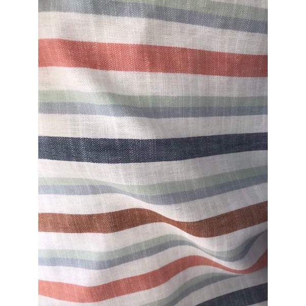 Vải linen sọc