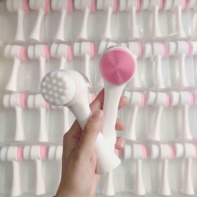 Cọ rửa mặt 2 đầu