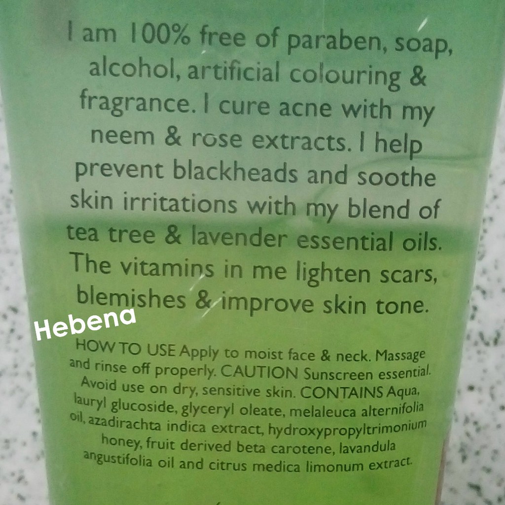 Sữa rửa mặt neem và tràm trà - Aroma Magic Neem & Tea Tree Face Wash - hebenastore | BigBuy360 - bigbuy360.vn