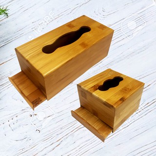 Hộp giấy ăn bằng tre tự nhiên - hộp đựng khăn giấy ăn gỗ tre Việt Nam [TISBOX]