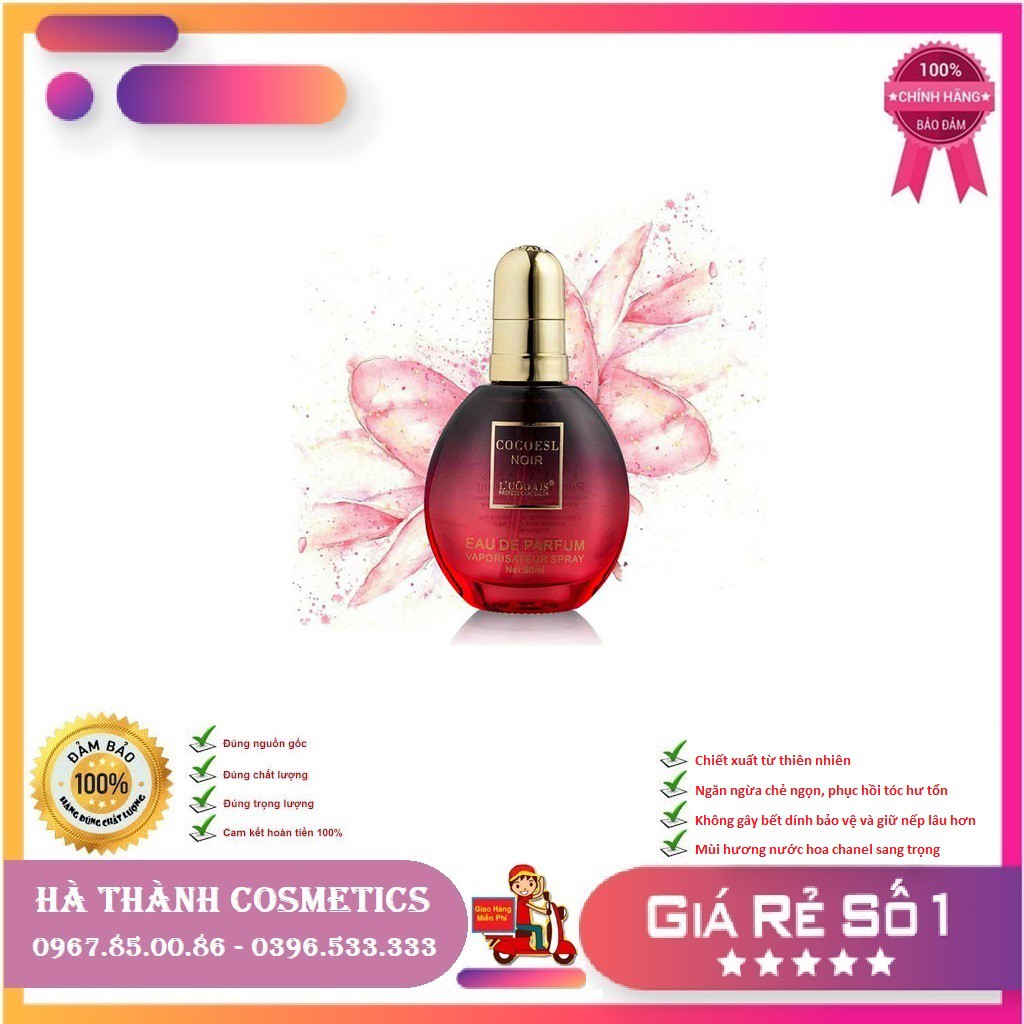 Tinh Dầu Dưỡng Tóc Coco Noir 80ml Hương Nước Hoa Cao Cấp Cam Kết Hàng Loại 1 Không Gây Bết Dính Tóc - HT050