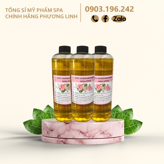 DẦU MASSAGE BODY HOA HỒNG [1 LÍT]