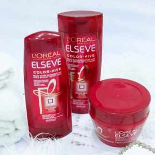 DẦU GỘI, XẢ, Ủ DÀNH CHO TÓC NHUỘM L'OREAL ELSEVE COLOR VIVE