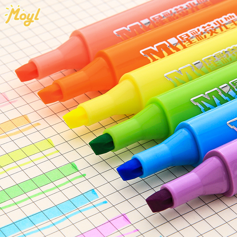 Set 6/3 bút đánh dấu tươi tắn độc đáo