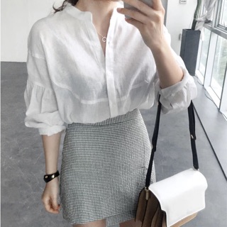 Sơ mi Hàn tay bồng