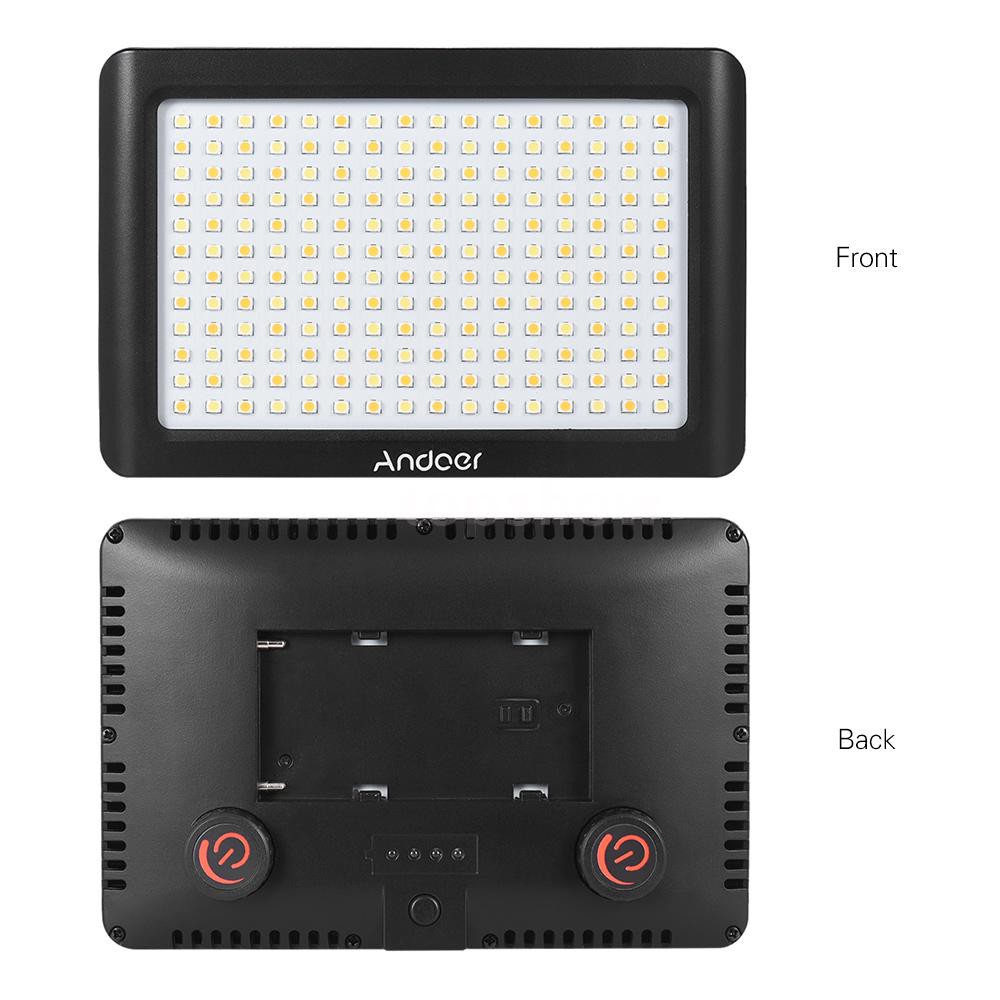 Đèn LED andoer mini hỗ trợ ánh sáng cho studio chụp ảnh