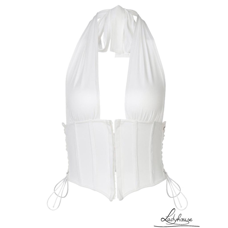 Áo Crop Top Hai Dây Cổ Khoét Sâu Màu Trơn Phong Cách Đường Phố Thời Trang Mùa Hè Cá Tính Dành Cho Nữ