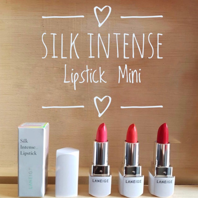 [**SALE**] Son Thỏi  Nhỏ Xinh Dưỡng Môi Ẩm Mịn Silk Intense Lipstick Mini 1,2g