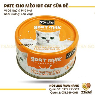 Pate Kitcat Goat Milk Cho Mèo
