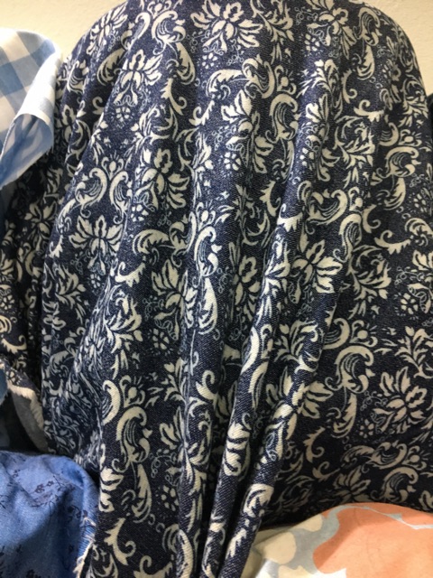 Vải Bò giấy,bò thêu