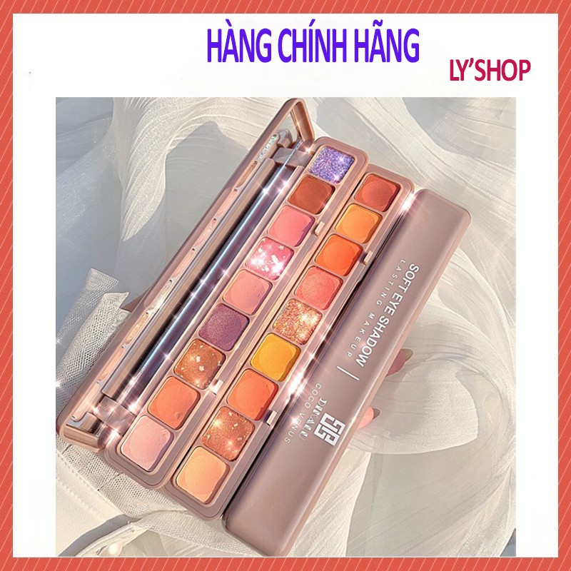 Phấn Mắt 9 ô  DÀI DIKALU Coco venus Bảng Phấn mắt nhũ lì nội địa trung  Soft Eye Shadow A15