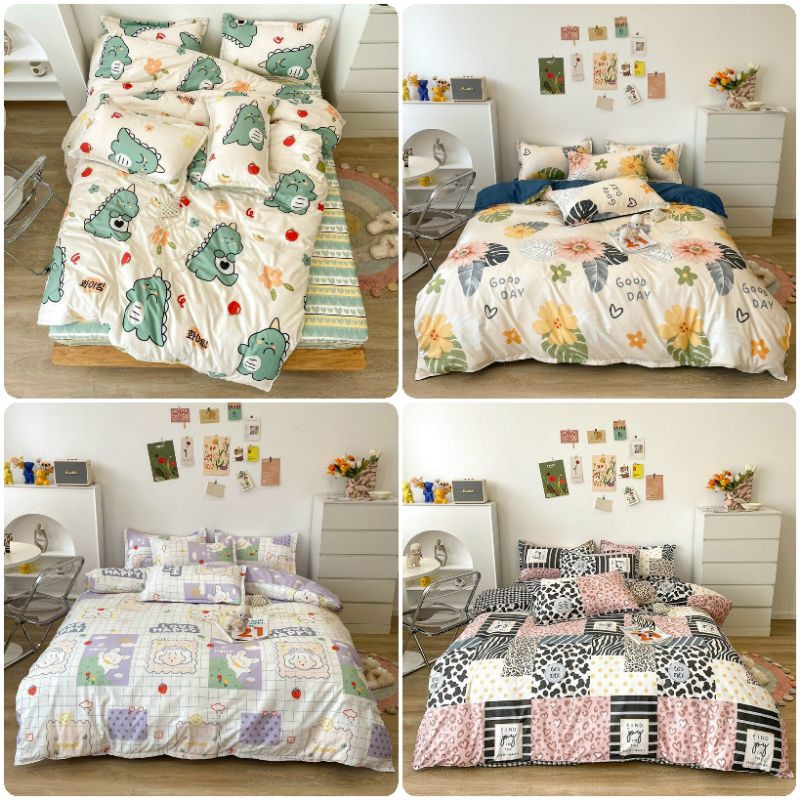 Bộ Chăn Ga Gối Cotton Poly Mẫu Mới Về 03