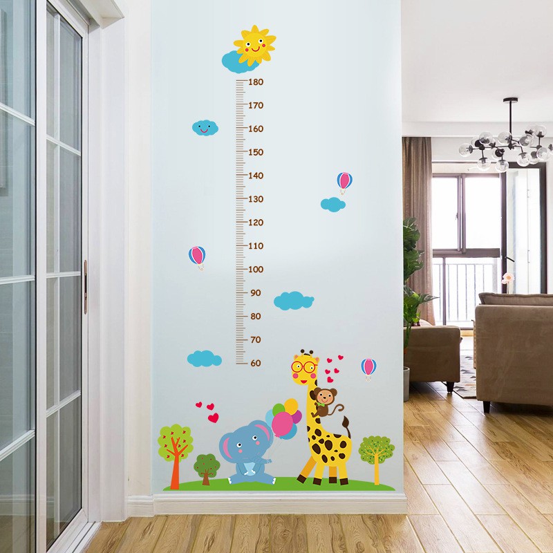 🌿🌿 Decal dán tường, tranh dán tường, tranh đo chiều cao cho bé, tranh trang trí decor phòng nhiều mẫu lựa chọn - Mẫu 1