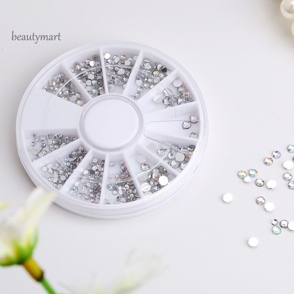 Hộp phụ kiện hạt Acrylic lấp lánh trang trí móng nghệ thuật