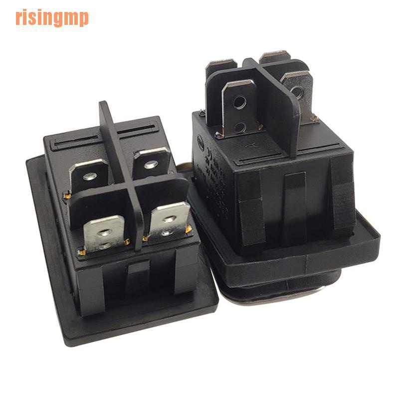 Công Tắc Điện Kcd4 Bằng Thép Không Gỉ Chống Thấm Nước Có Đèn LED