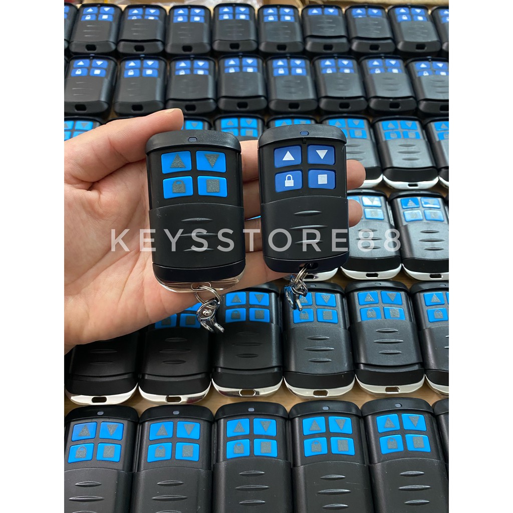 Tay khiển cửa cuốn học lệnh thông minh từ mã cố định tần số 433MHZ