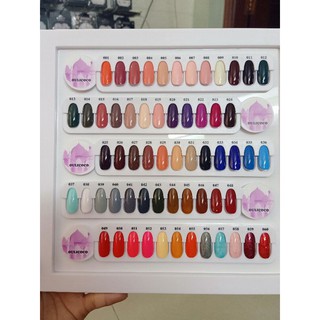 Thanh lý set sơn 60 màu(tặng bảng màu mica không sơn sẵn và base top, top lì)