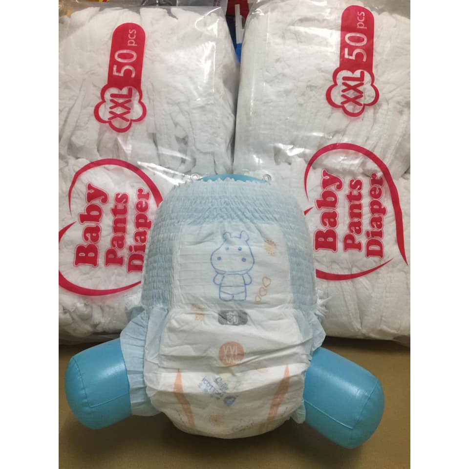 Combo bỉm quần Baby Paint/Home Baby size M-L-Xl-XXl-Xxxl 100 cái