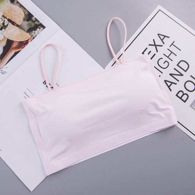 ÁO BRA ĐÚC SU TRƠN QUÂY 2 DÂY CHẤT MÁT LỊM, ÁO BRA GYM YOGA THỂ THAO DÁNG CROPTOP M03 | BigBuy360 - bigbuy360.vn