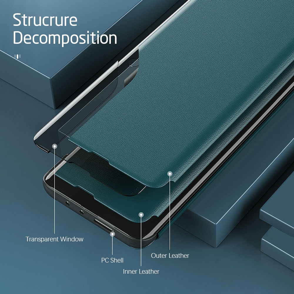 Bao Da Điện Thoại Nắp Lật Từ Tính Mặt Nhám Thông Minh Chế Độ Ngủ / Đánh Thức Cho Samsung A10 A10s A11 A12 M11 Ốp