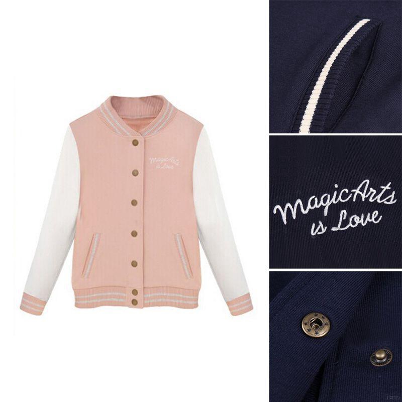 Áo khoác phong cách bóng chày kiểu dáng trẻ trung năng động dành cho nữ