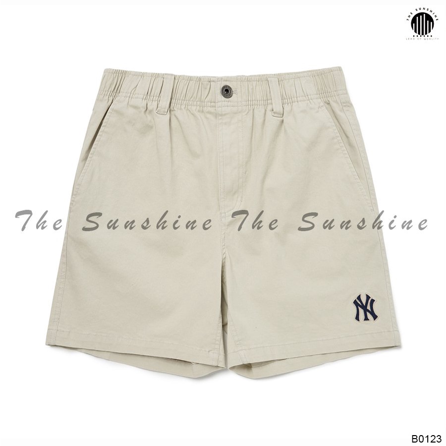Quần Short M.L.B Basic Small Logo Cotton Woven Shorts